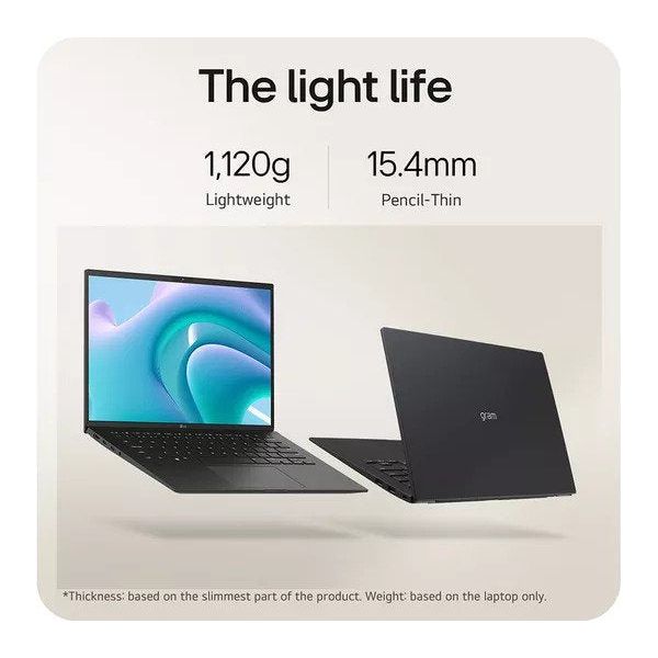 LG gram 14 (14Z90S-G.AR55A1) – 14" Ultra Lightweight Laptop Intel Core Ultra 5 512GB SSD - Black - 4