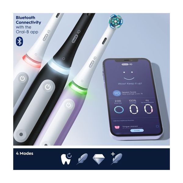 ORAL B iO 4 Electric Toothbrush - White - 3