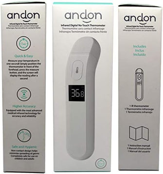 Andon PT2L Non-Touch Infrared Forehead Thermometer - 5