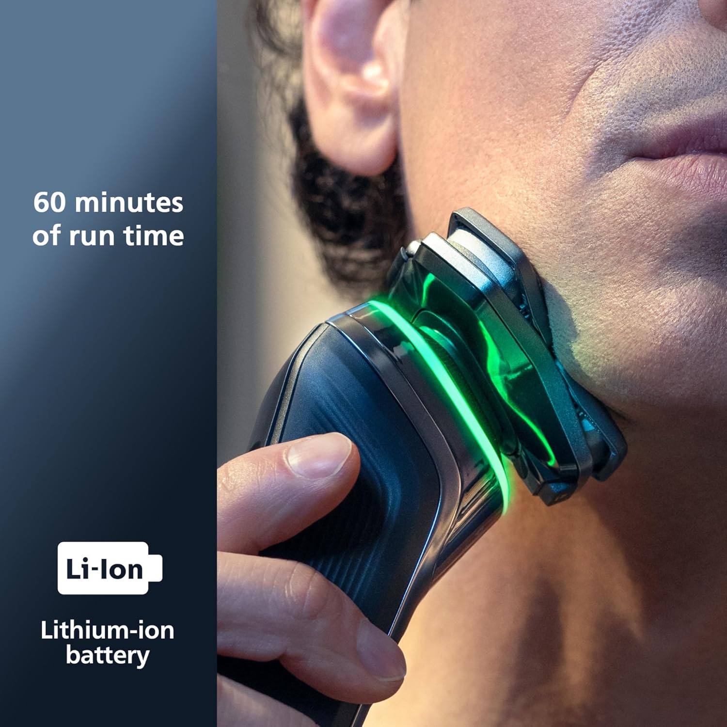 Philips Shaver 9000 Series Wet & Dry Electric Shaver with SkinIQ technology, Quick Clean Pod and Travel case -S9983/55 - 5