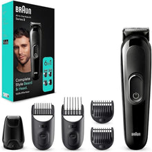 Braun All-In-One Style Kit Series 3 MGK3410, 6-in1 Kit For Beard, Hair - 1