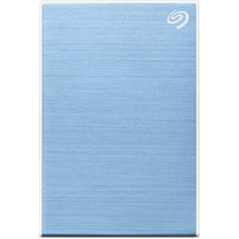 One Touch with Password Protection USB 3.0 Portable Hard Drive, 2TB Blue -  STKY2000402 - 1