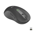 Logitech Signature M650 L Left Wireless Mouse - For Large Sized Left Hands, 2-Year Battery, Silent Clicks, Customisable Side Buttons, Bluetooth, for PC/Mac/Multi-Device/Chromebook - Grey - 1