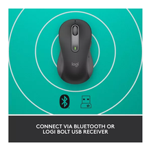 Logitech Signature M650 L Left Wireless Mouse - For Large Sized Left Hands, 2-Year Battery, Silent Clicks, Customisable Side Buttons, Bluetooth, for PC/Mac/Multi-Device/Chromebook - Grey - 7
