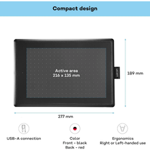 WACOM One By Wacom CTL-672-N 10.9” Graphics Tablet - 3