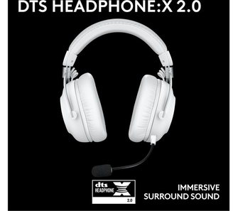 LOGITECH PRO X 2 Graphene Driver LIGHTSPEED Wireless 7.1 Gaming Headset - White - 7