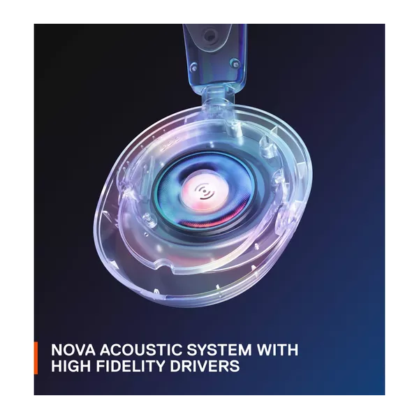 STEELSERIES Arctis Nova 1P 7.1 Gaming Headset - Black & Blue - 4