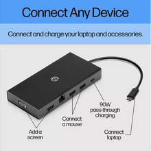 HP Travel 11-port USB Type-C Connection Hub - 3