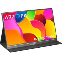 Arzopa S1 Table Portable 15.6" 1080p FHD Monitor USB-C HDMI Computer Display - 1