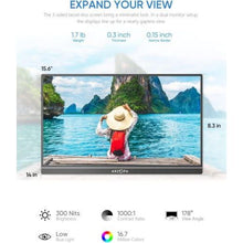 Arzopa S1 Table Portable 15.6" 1080p FHD Monitor USB-C HDMI Computer Display - 2
