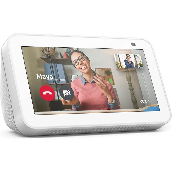 Echo Show 5 | 2nd generation , smart display with Alexa and 2 MP camera - Glacier White - 1