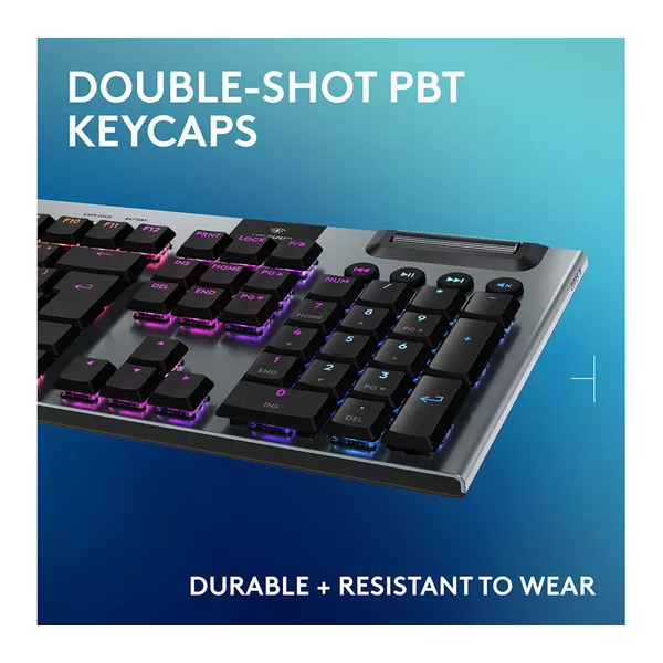 LOGITECH G915 X Lightspeed Wireless Mechanical Gaming Keyboard - Tactile Black - 6