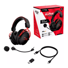 HYPERX Cloud Alpha Wireless Gaming Headset - Black & Red - 8