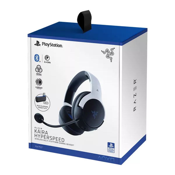 RAZER Kaira HyperSpeed Wireless Gaming Headset – White - 9