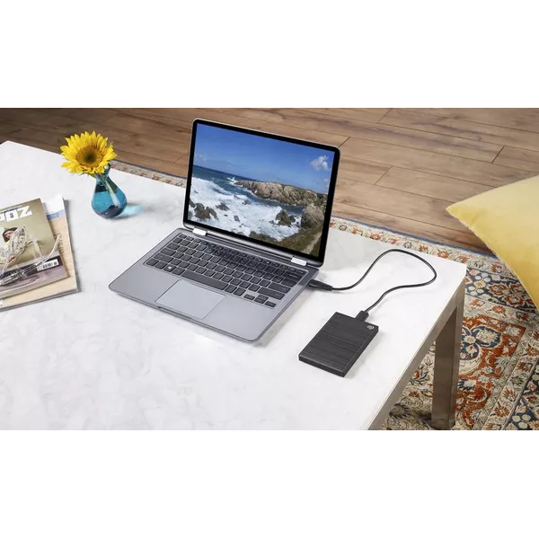 SEAGATE One Touch Portable Hard Drive – 1 TB (Black) - 8