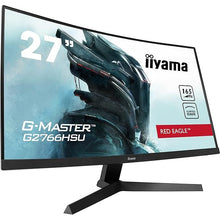iiyama G-Master Curved 1500R 27 Inch VA LCD, 2 x HDMI, 1 x DisplayPort, USB x 2, 2 x 2W Speaker G2766HSU-B1 - 2