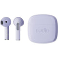 Sudio N2 True Wireless Earbuds – Open-Ear, Bluetooth, 30H Battery, Mic, IPX4, Multipoint, USB-C & Wireless Charging - Purple Haze - 1