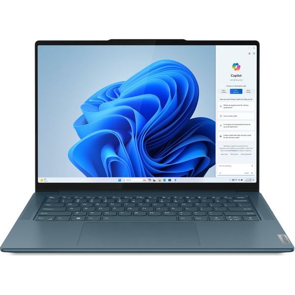 LENOVO Yoga Pro 7 14" Laptop - Intel® Core™ Ultra 9, 1 TB SSD, Teal - 1