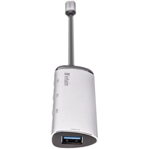 Verbatim USB-C Multiport Hub – 4-Port USB 3.2 Gen 1 Adapter - Silver - 3
