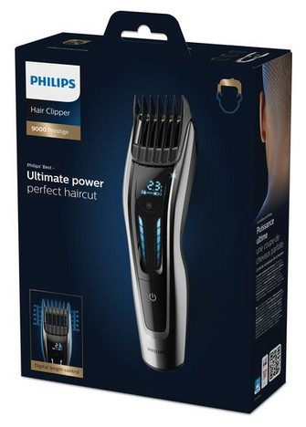 PHILIPS Series 9000 HC9450/13 Hair Clipper - Black & Silver - 5