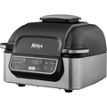 NINJA Foodi AG301UK 5-in-1 Health Grill & Air Fryer - Black & Brushed Steel - 1