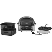 NINJA Foodi AG301UK 5-in-1 Health Grill & Air Fryer - Black & Brushed Steel - 2