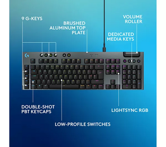 LOGITECH G915 X Mechanical Gaming Keyboard - Tactile Black - 6