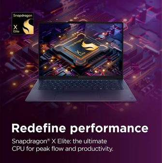 LENOVO Yoga Slim 7X 14" Laptop, Copilot+ PC - Snapdragon X Elite, 1 TB SSD, Cosmic Blue - 3
