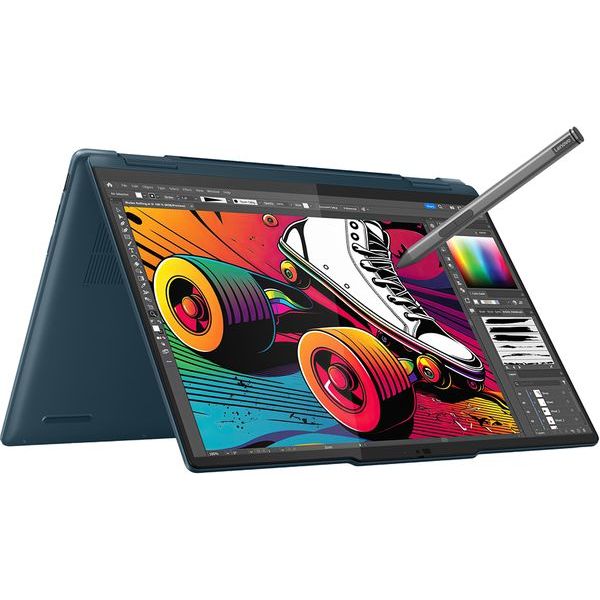 LENOVO Yoga 7 14" 2 in 1 Laptop - Intel® Core™ Ultra 7, 512 GB SSD, Tidal Teal - 1