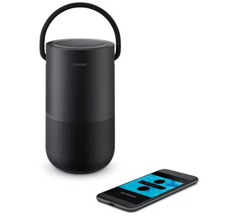BOSE Portable Wireless Multi-room Home Speaker with Google Assistant & Amazon Alexa - Black - 2