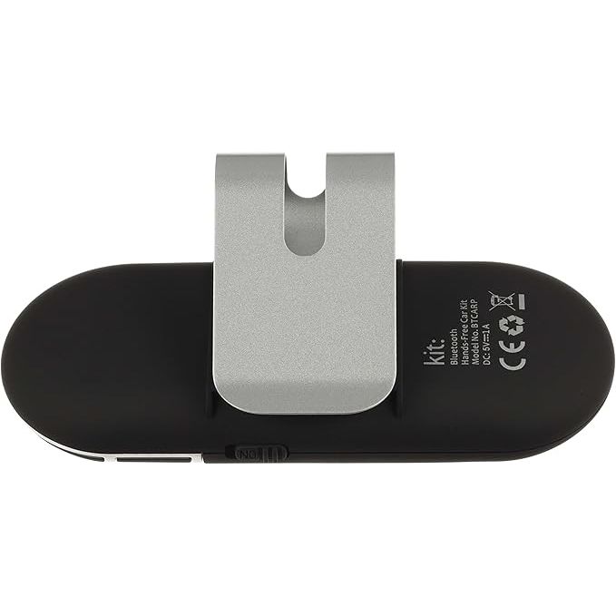 Bluetooth Handsfree Car Kit – Sun Visor Speakerphone, Universal Phone Compatibility, Easy Setup - 3