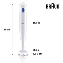 Braun MultiQuick 1 MQ10 Hand Mixer – 450W, EasyTwist, 600ml Beaker - White - 4