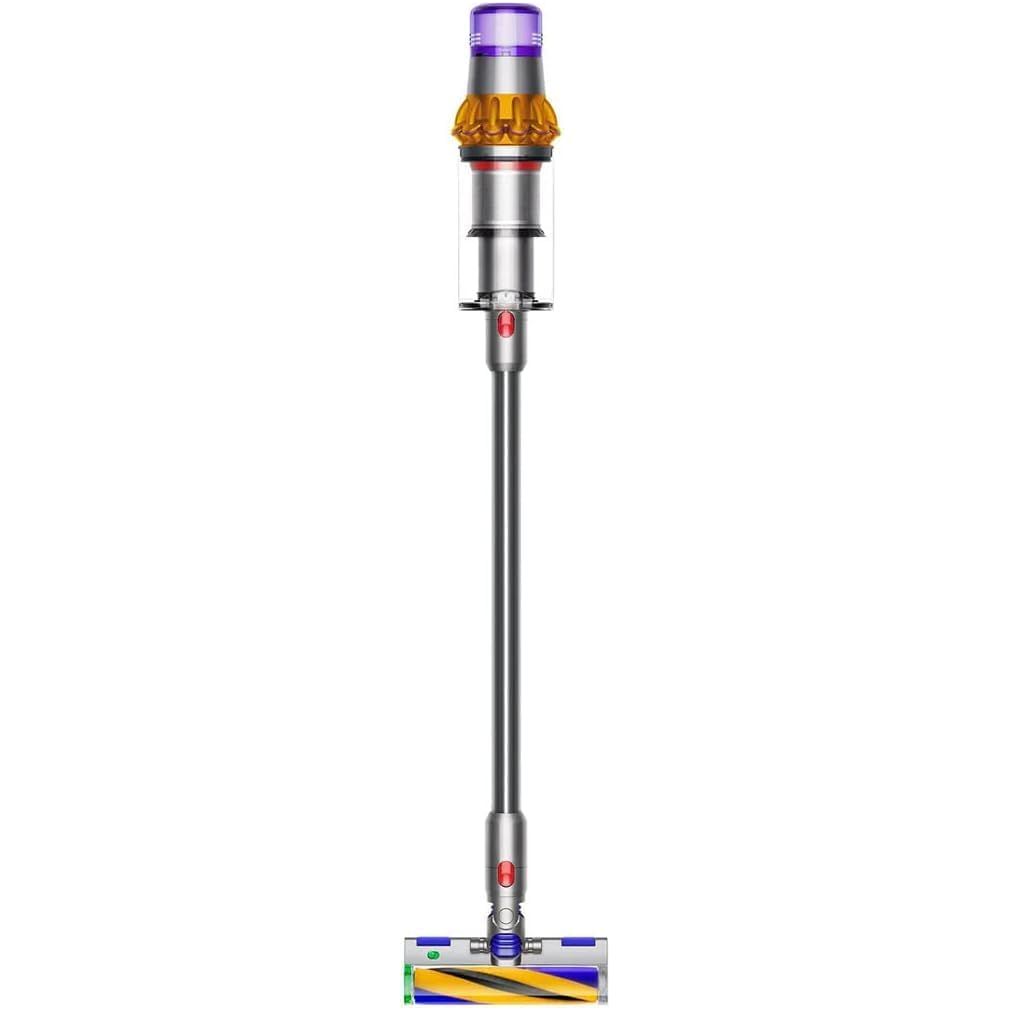 Dyson V15 Detect Absolute Stick Vacuum, Powder - Yellow/Iron/Nickel - 2