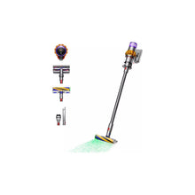 Dyson V15 Detect Absolute Stick Vacuum, Powder - Yellow/Iron/Nickel - 1