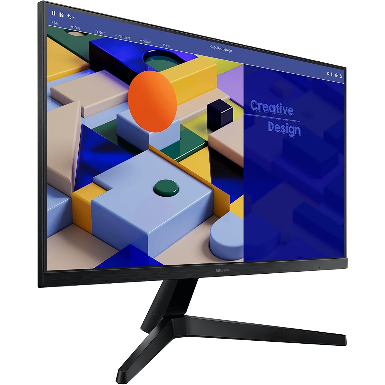 SAMSUNG LS24C310EAUXXU Full HD 24" IPS LCD Monitor - Black - 2