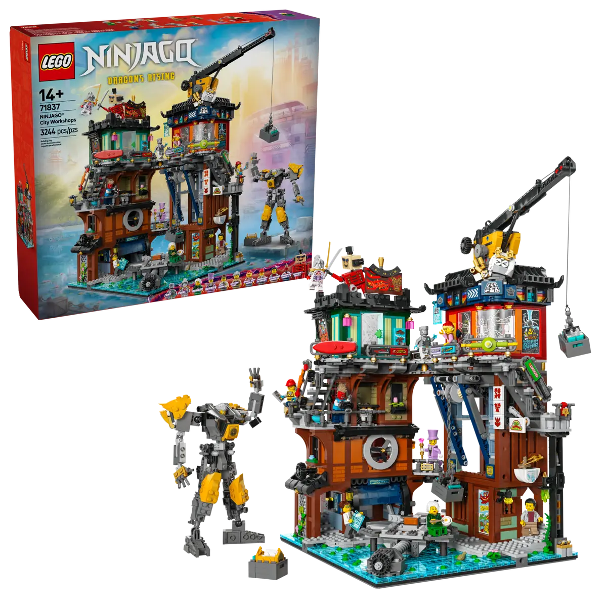 Buy Alann Trading Limited,NINJAGO® City Workshops 71837 - Gadcet UK | UK | London | Scotland | Wales| Near Me | Cheap | Pay In 3 | Interlocking Blocks