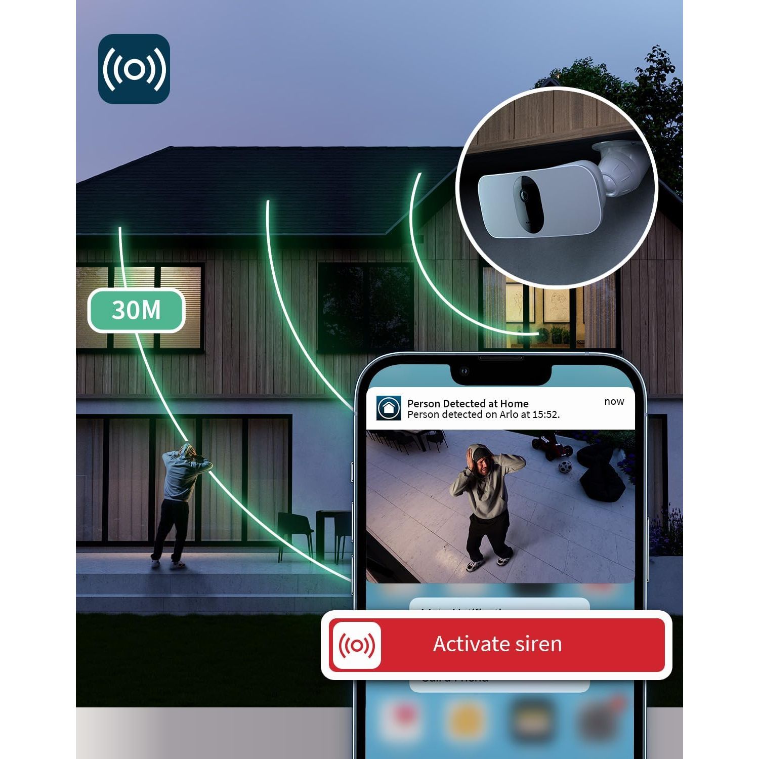 Buy Gadcet Dagenham,Arlo 2K Floodlight Security Camera – Outdoor, HDR, 160° View, Night Vision, Siren, 2-Way Talk, Weatherproof - Gadcet UK | UK | London | Scotland | Wales| Near Me | Cheap | Pay In 3 | Surveillance Cameras