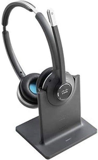 Buy Gadcet Dagenham,Cisco 562 Wireless DECT Headset – Dual On-Ear with Multi-Source Base - Charcoal - Gadcet UK | UK | London | Scotland | Wales| Near Me | Cheap | Pay In 3 | Headphones & Headsets
