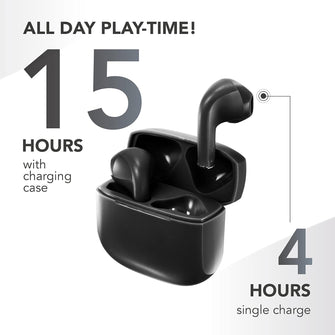 Buy Gadcet Dagenham,Music Sound Swag Wireless Capsule Headset  Playback Time up to 20 Hours Bluetooth - Black - Gadcet UK | UK | London | Scotland | Wales| Near Me | Cheap | Pay In 3 | Headphones & Headsets