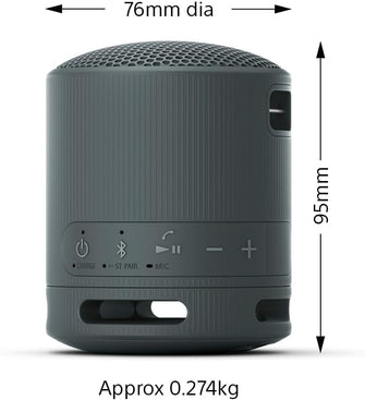 Buy Gadcet Dagenham,Sony SRS-XB100 Wireless Bluetooth, Portable, Lightweight, Compact, Outdoor, Travel Speaker- Black - Gadcet UK | UK | London | Scotland | Wales| Near Me | Cheap | Pay In 3 | Headphones & Headsets