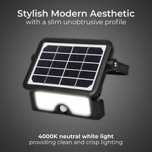 Buy Gadcet Dagenham,Luceco Solar LED Floodlight with PIR – 5W, 550lm, IP65, Adjustable Security Light, Black (LEXSF6B40) - Gadcet UK | UK | London | Scotland | Wales| Near Me | Cheap | Pay In 3 | Lighting