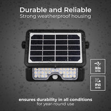 Buy Gadcet Dagenham,Luceco Solar LED Floodlight with PIR – 5W, 550lm, IP65, Adjustable Security Light, Black (LEXSF6B40) - Gadcet UK | UK | London | Scotland | Wales| Near Me | Cheap | Pay In 3 | Lighting