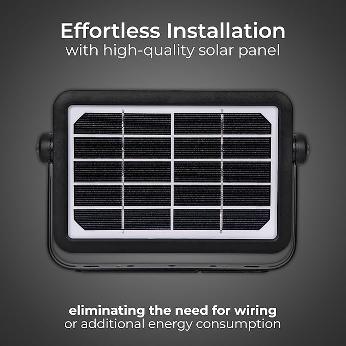 Buy Gadcet Dagenham,Luceco Solar LED Floodlight with PIR – 5W, 550lm, IP65, Adjustable Security Light, Black (LEXSF6B40) - Gadcet UK | UK | London | Scotland | Wales| Near Me | Cheap | Pay In 3 | Lighting
