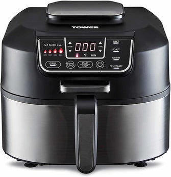 Buy Gadcet Dagenham,Tower T17086 Vortx 5-in-1 Air Fryer & Grill – 5.6L with Crisper - Black - Gadcet UK | UK | London | Scotland | Wales| Near Me | Cheap | Pay In 3 | Kitchen Appliances
