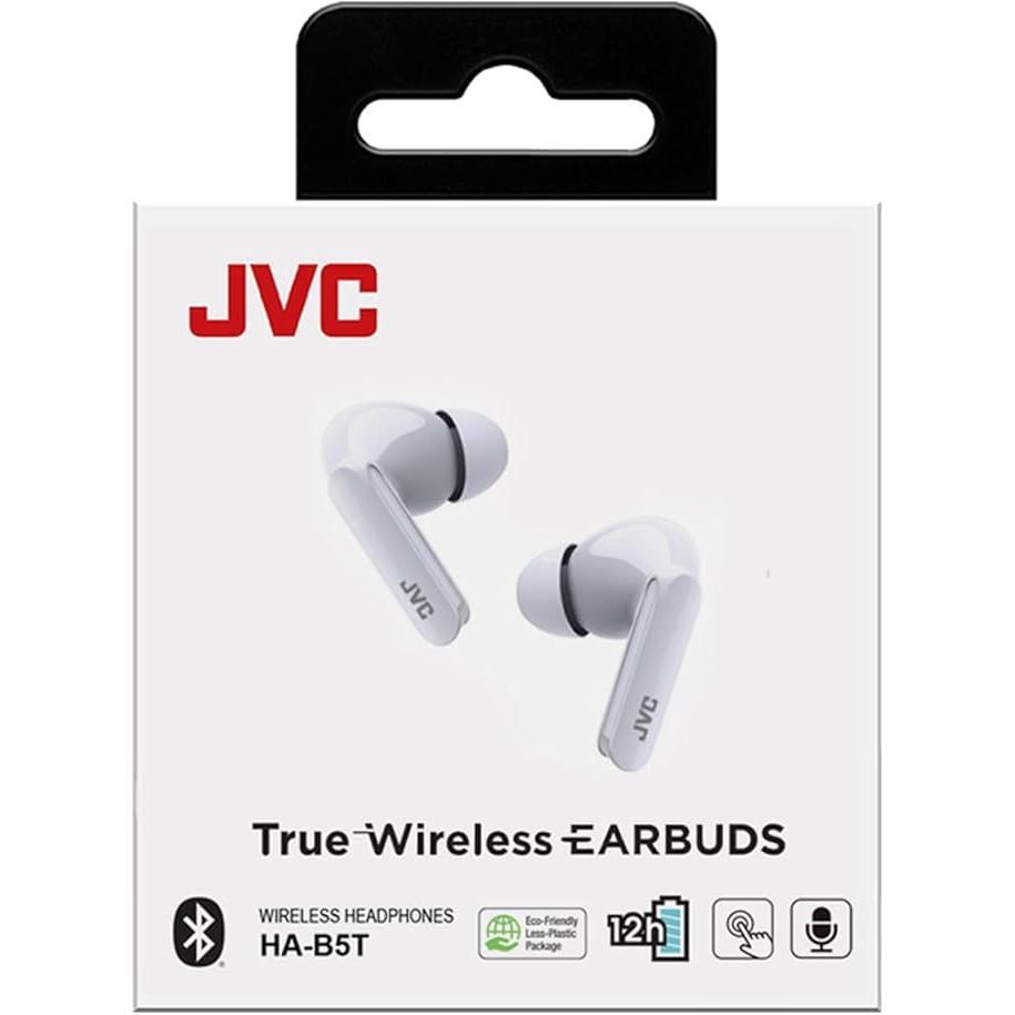 Buy Gadcet Dagenham,JVC HA-B5T True Wireless Earbuds – Bluetooth, 12Hr Battery - White - Gadcet UK | UK | London | Scotland | Wales| Near Me | Cheap | Pay In 3 | Headphones & Headsets