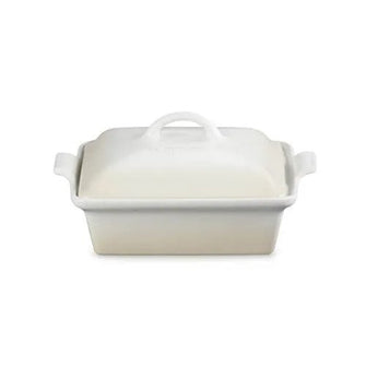 Buy Gadcet Dagenham,Le Creuset 23cm Heritage Square Dish with Lid – Meringue Stoneware - Gadcet UK | UK | London | Scotland | Wales| Near Me | Cheap | Pay In 3 | Kitchen & Dining