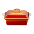 Buy Gadcet Dagenham,Le Creuset 23cm Heritage Stoneware Dish with Lid - Volcanic - Gadcet UK | UK | London | Scotland | Wales| Near Me | Cheap | Pay In 3 | Kitchen & Dining