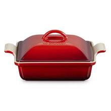 Buy Gadcet Dagenham,Le Creuset 23cm Heritage Stoneware Dish with Lid – Cerise - Gadcet UK | UK | London | Scotland | Wales| Near Me | Cheap | Pay In 3 | Kitchen & Dining
