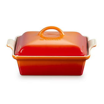 Buy Gadcet Dagenham,Le Creuset 23cm Heritage Stoneware Dish with Lid – Cerise - Gadcet UK | UK | London | Scotland | Wales| Near Me | Cheap | Pay In 3 | Kitchen & Dining