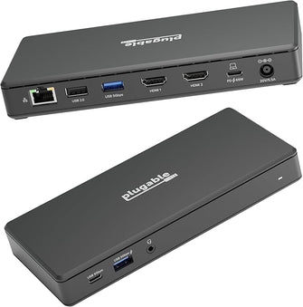 Buy Gadcet Dagenham,Plugable USB-C Docking Station (UD-MSTH2) – Dual 4K HDMI, Power Delivery, USB, Ethernet, Audio, Driverless - Gadcet UK | UK | London | Scotland | Wales| Near Me | Cheap | Pay In 3 | Laptop Docking Stations